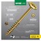 Spax SPAX PowerLags 1/4 in. in. X 5 in. L Star Washer Head Serrated Structural Screws 45810207012743 - alternate 2